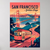 San Francisco Golden Gate Poster (Voorkant)