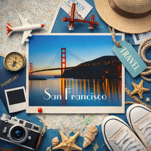 San Francisco – Gouden Avonden aan de Baai Briefkaart