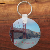 San Francisco, gouden gate bridge Sleutelhanger (Voorkant)