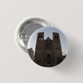 San Francisco Grace Cathedral Pinback Button (Voorkant /achterkant)
