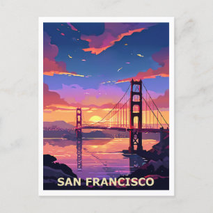 San Francisco Graphic Art Design Briefkaart