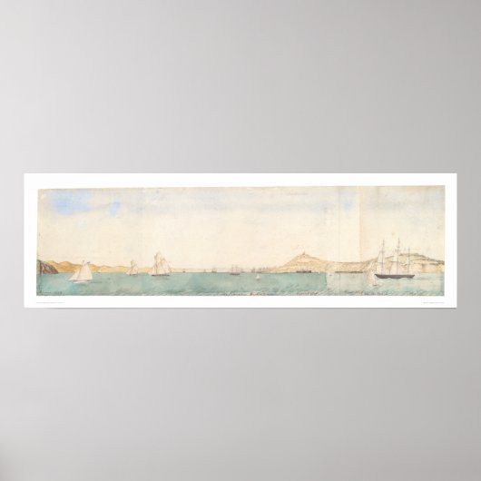 San Francisco Harbour, Californië (1244) Poster (Voorkant)
