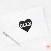San Francisco Heart Sticker (Envelop)
