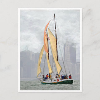 San Francisco Historische Schooner-postkaart Briefkaart
