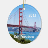 San Francisco Holiday 2 Sided Ornament (Links)
