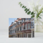 San Francisco Houses Briefkaart (Staand voorkant)