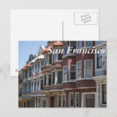 San Francisco Houses Briefkaart (Voorkant / Achterkant)