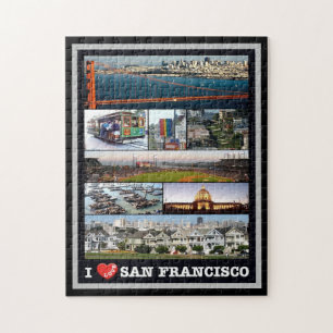 San Francisco - I Love - Verenigde Staten - Legpuzzel