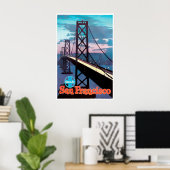 San Francisco Impression Pont Golden Gate Art Père (Bureau à domicile)