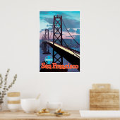 San Francisco Impression Pont Golden Gate Art Père (Cuisine)