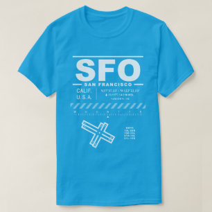 San Francisco International Airport SFO T-shirt