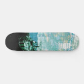 San Francisco Island_cyan Skateboard (Horizontaal)