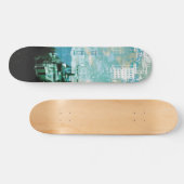 San Francisco Island_cyan Skateboard (Horizontaal)