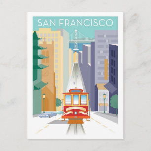 San Francisco kabelbanen Briefkaart