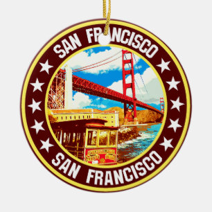 San Francisco Keramisch Ornament