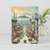 San Francisco Kerst Elegance - Kaart (Staand voorkant)