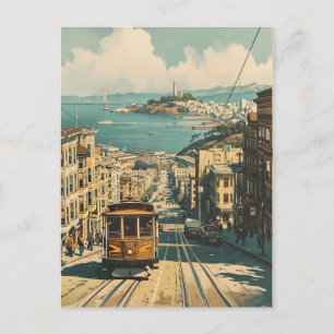 San Francisco: Kust Nostalgie Vintage Ansichtkaart Briefkaart