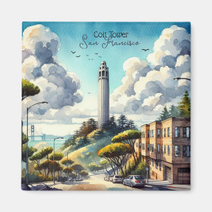San Francisco Landmark Souvenir Magneet
