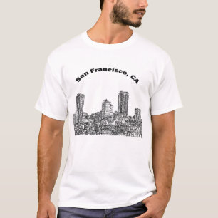 San Francisco Line Art T-shirt
