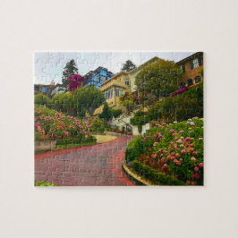 San Francisco Lombard Street #2 Jigzaag Puzzle Legpuzzel