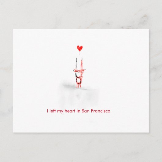 San Francisco Love Briefkaart (Voorkant)