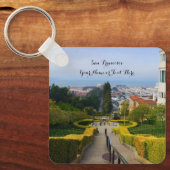 San Francisco Lyon Street Steps #2-2 Sleutelhanger (Voorkant)