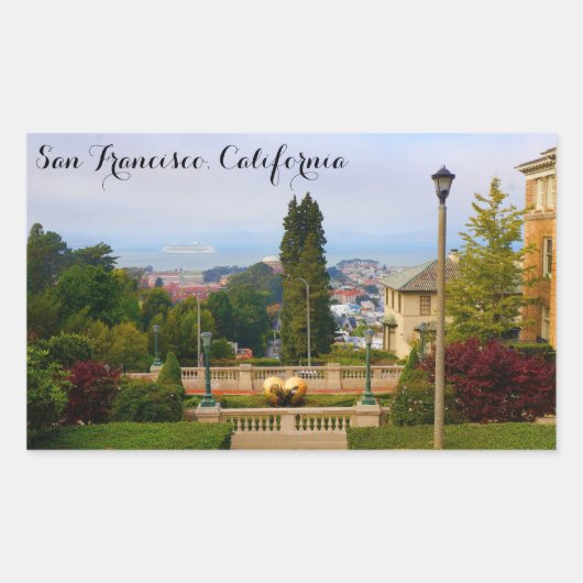 San Francisco Lyon Street Steps #4-2 Stickers (Voorkant)