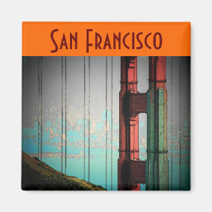 San Francisco Magnet - Gepersonaliseerd Magneet