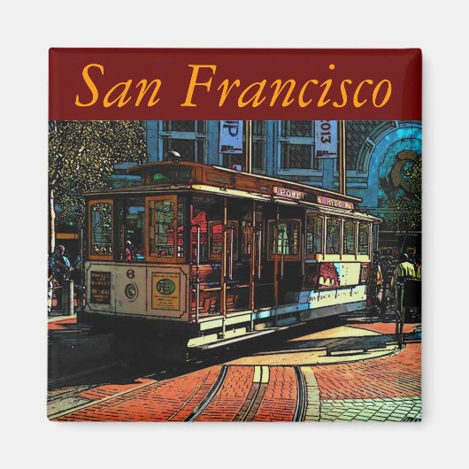 San Francisco Magnet Magneet (Voorkant)