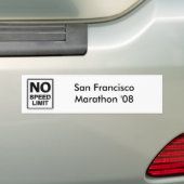 San Francisco Marathon '08 Bumpersticker (Op auto)