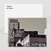 san francisco , missie st briefkaart (Voorkant / Achterkant)