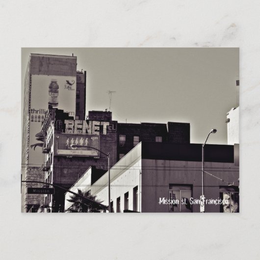 san francisco , missie st briefkaart (Voorkant)