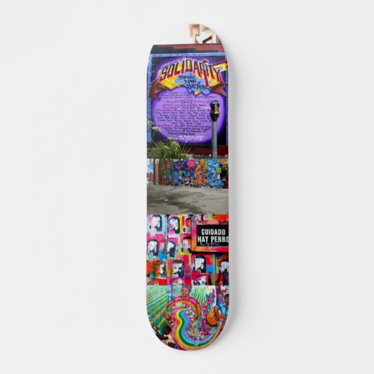 San Francisco Mission Street Art Skateboard (Voorkant)
