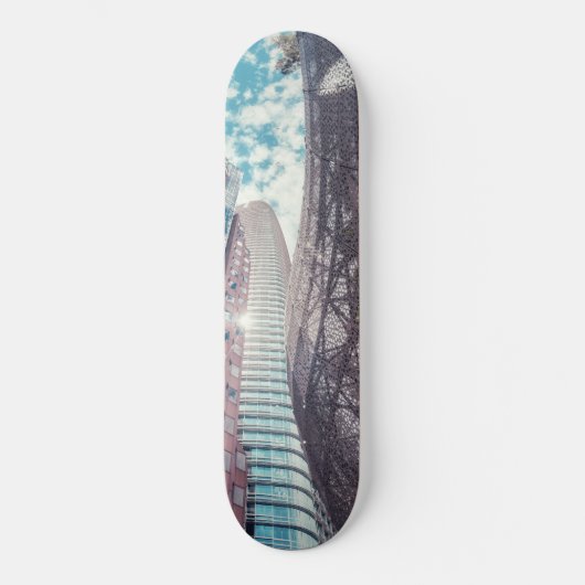 San Francisco Modern Skyline Skateboard (Voorkant)