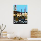 San Francisco  Montage Travel Poster (Keuken)