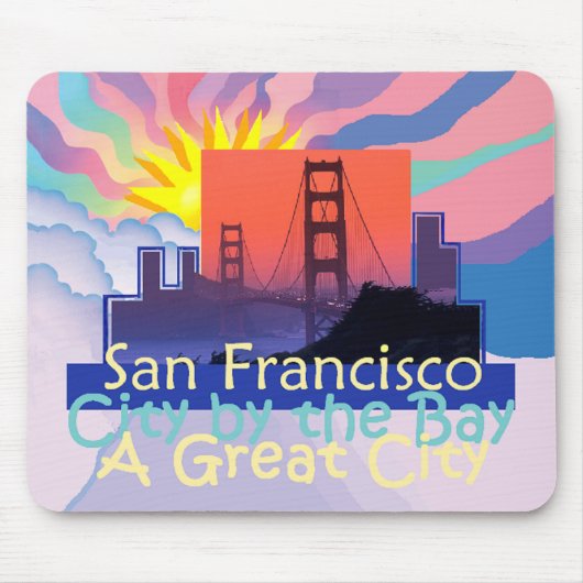 SAN FRANCISCO Mousepad Muismat (Voorkant)