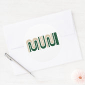 San Francisco Muni Logo Sticker (Envelop)