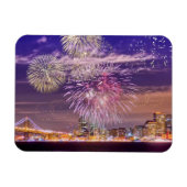 San Francisco New Year Fireworks Magneet (Horizontaal)