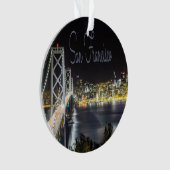 San Francisco Night Sky Line Golden Gate Bridge (devant)