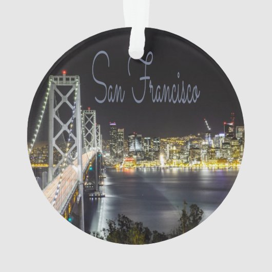 San Francisco Night Sky Line Golden Gate Bridge (dos)