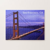San Francisco Night Uitzicht Puzzle 11x14 Legpuzzel (Horizontaal)