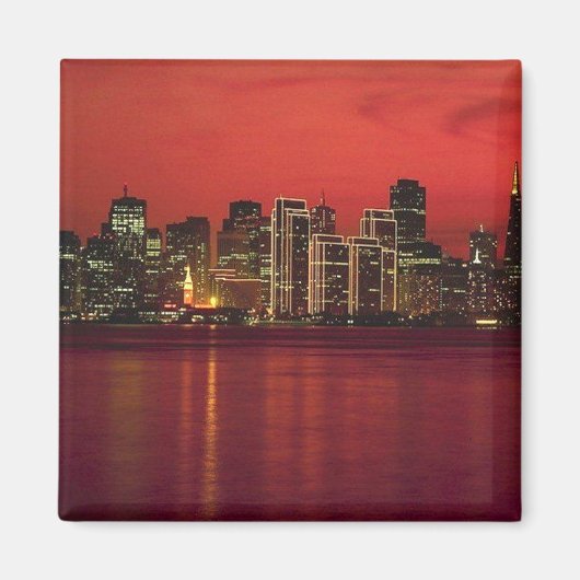 San Francisco Nitetime Skyline Magneet (Voorkant)