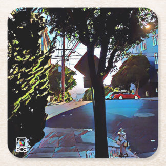 San Francisco Nob Hill Paper Onderzetter