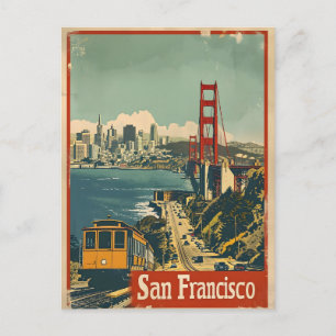 San Francisco : Nostalgie Côtière Carte Postale An