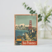 San Francisco : Nostalgie Côtière Carte Postale An (Debout devant)