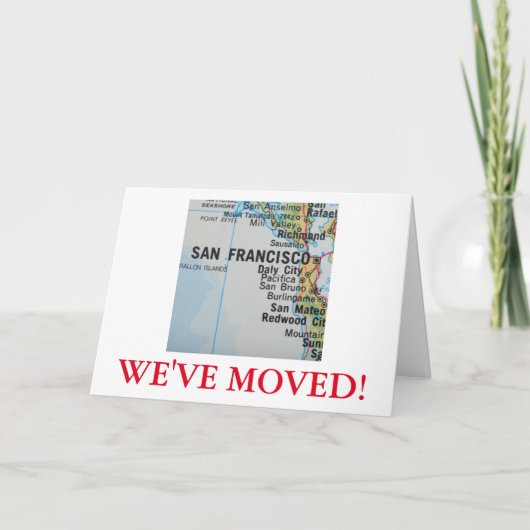 San Francisco Nous avons déplacé le faire-part d'a (Devant)