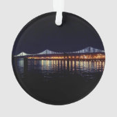 San Francisco Oakland Bay Bridge #2-1 Ornament (achterkant)