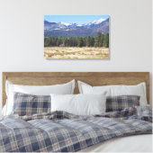 San Francisco Peaks verpakt canvas Afdruk (Insitu (Slaapkamer))