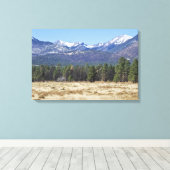 San Francisco Peaks verpakt canvas Afdruk (Insitu (Houten vloer))