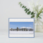 San Francisco piept op sneeuw Briefkaart (Staand voorkant)